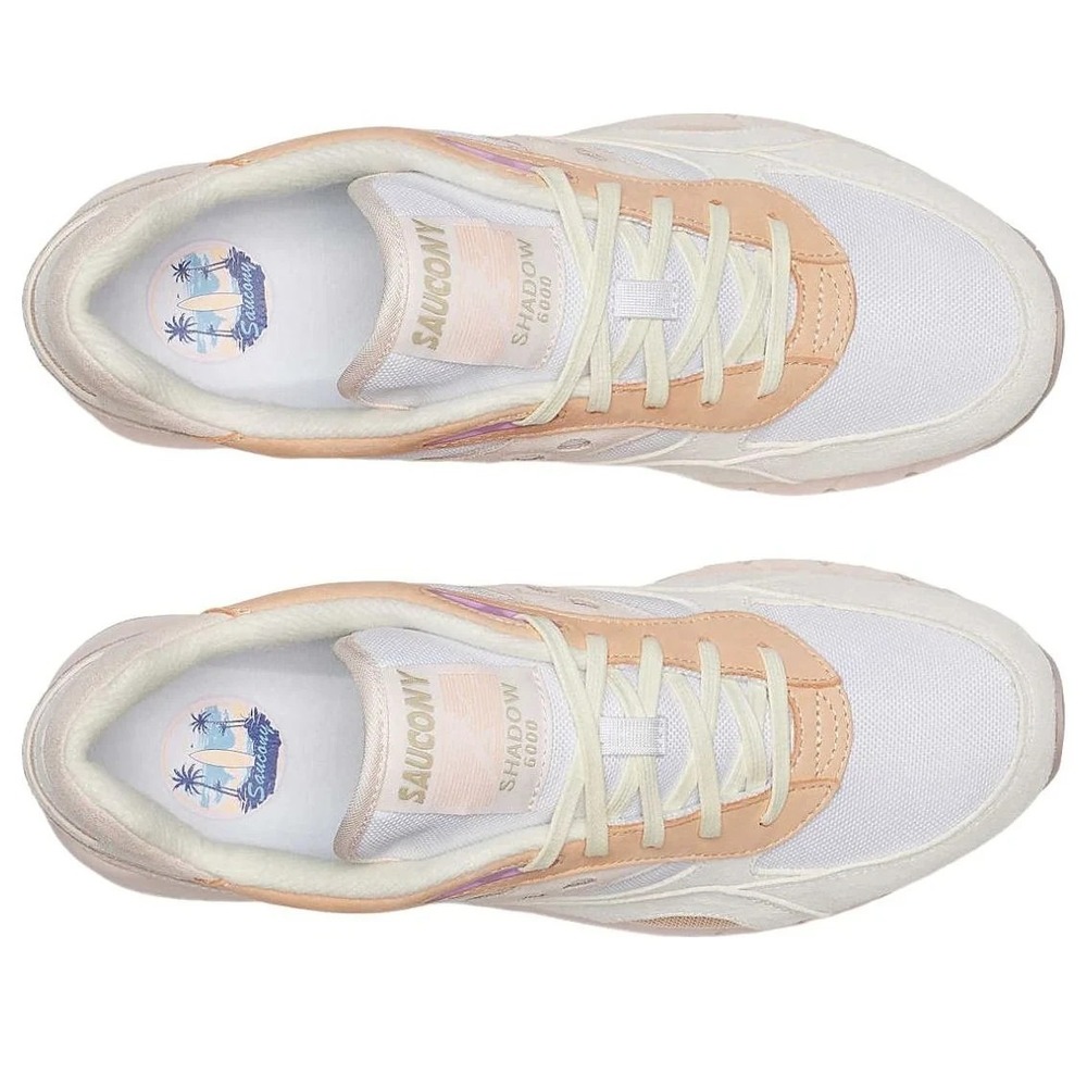 Saucony Shadow 6000 Men's Size 11 Surf Pack White Peach Shoes Sneakers S70904-1 - Picture 4 of 5
